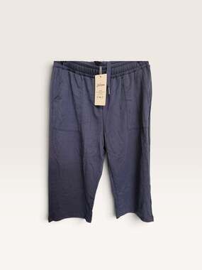 JoyMotion Capri Pants Blue Casual Drawstring Pockets /145